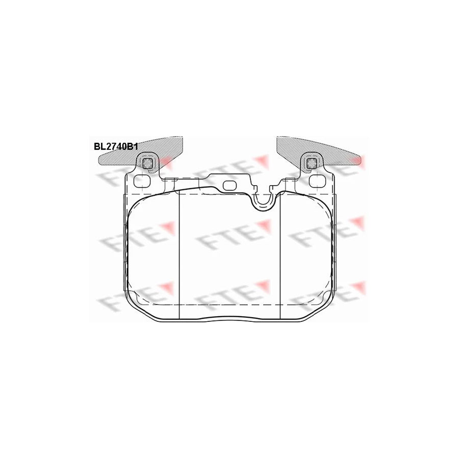 FTE Bl2740B1 Brake Pad Set for BMW I8 (I12)