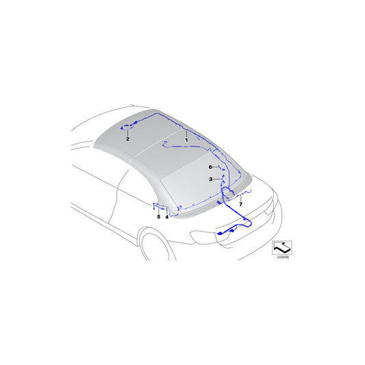 Genuine BMW 54377344463 F83 F33 Wiring Harness For Hydraulic Pump (Inc. 440iX, 420d & 435dX) | ML Performance US