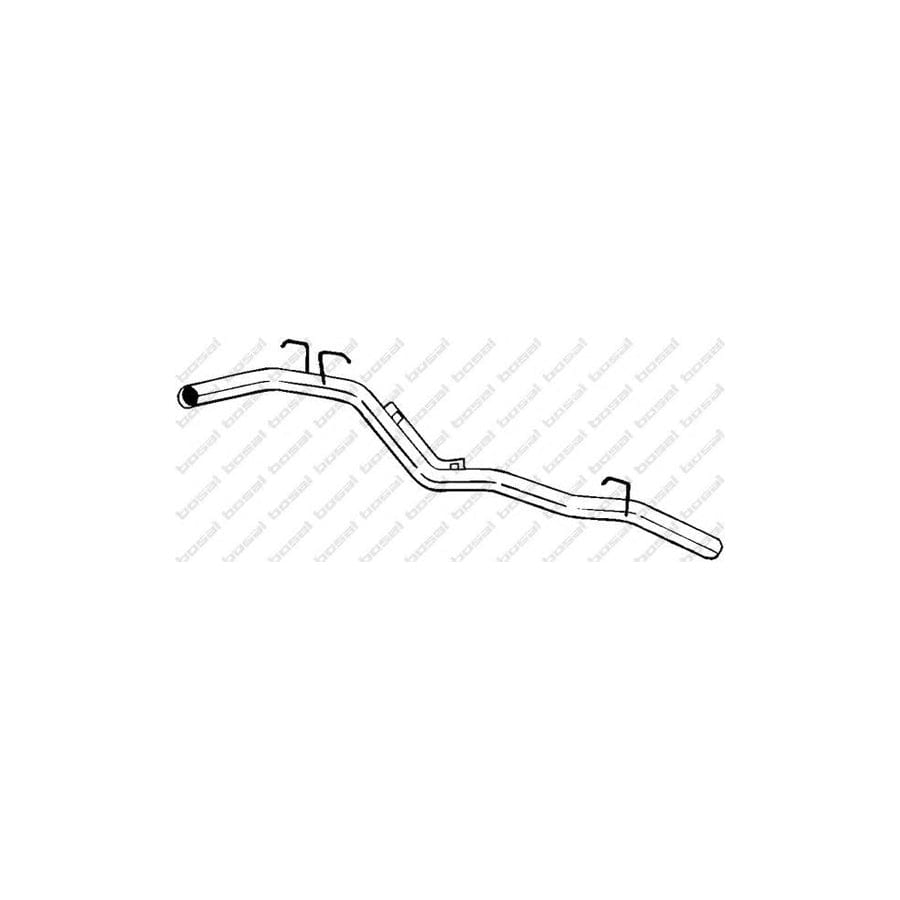Bosal 436-047 Exhaust Pipe for Isuzu Trooper I Off-Road Cabrio (Ubs)