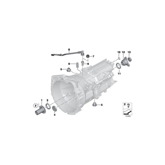 Genuine BMW 23217564722 E81 E92 E85 Output Flange (Inc. 116i 2.0, 116i 1.6 & 320i) | ML Performance US Car Parts