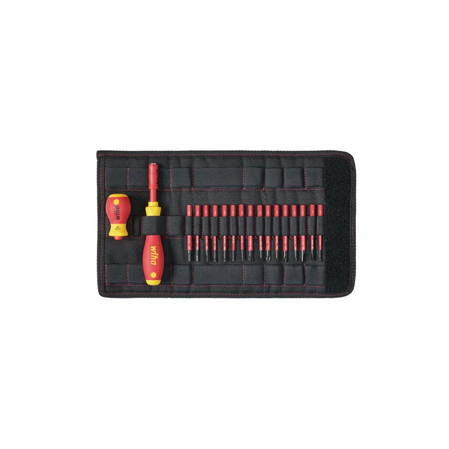 Wiha WHA41231 SoftFinish® electric slimVario Screwdriver Set, 19 Piece
