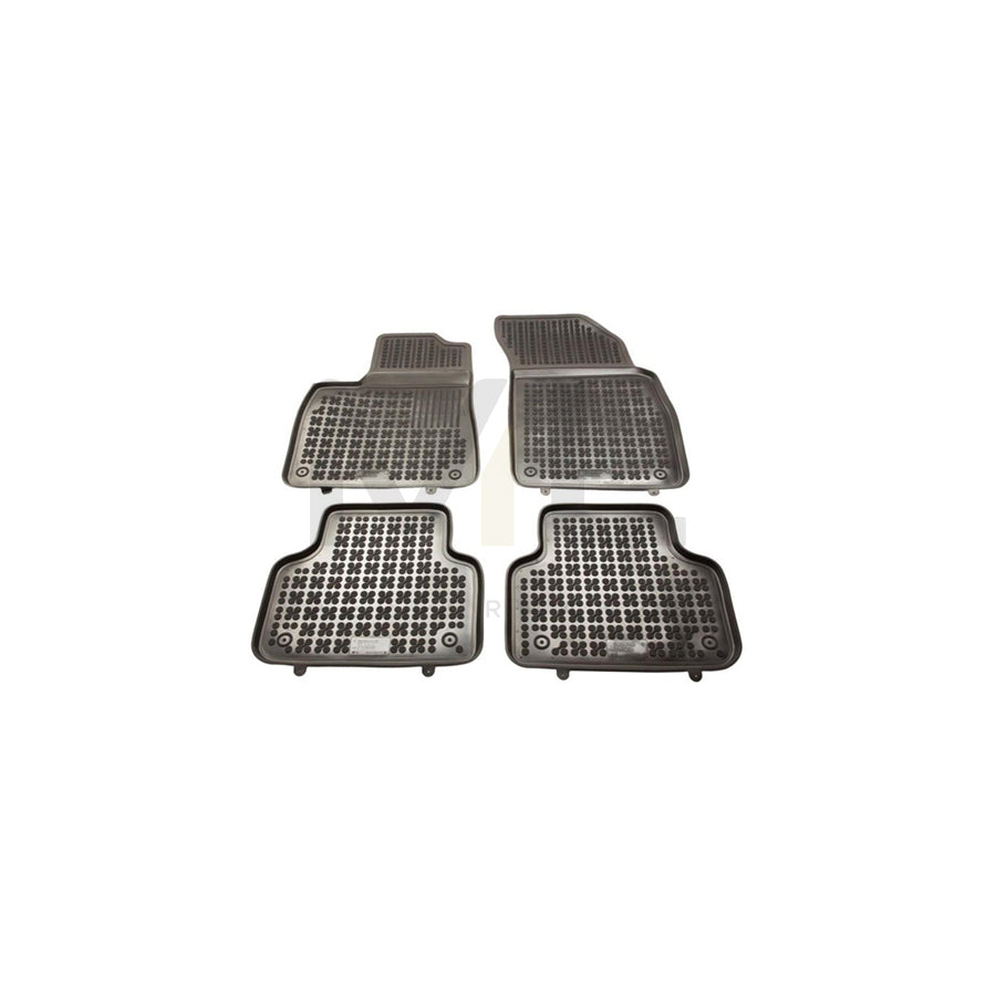 REZAW PLAST Tailored 200318 Floor mat set for AUDI Q7 (4MB) Elastomer, Front and Rear, Quantity: 4, Black