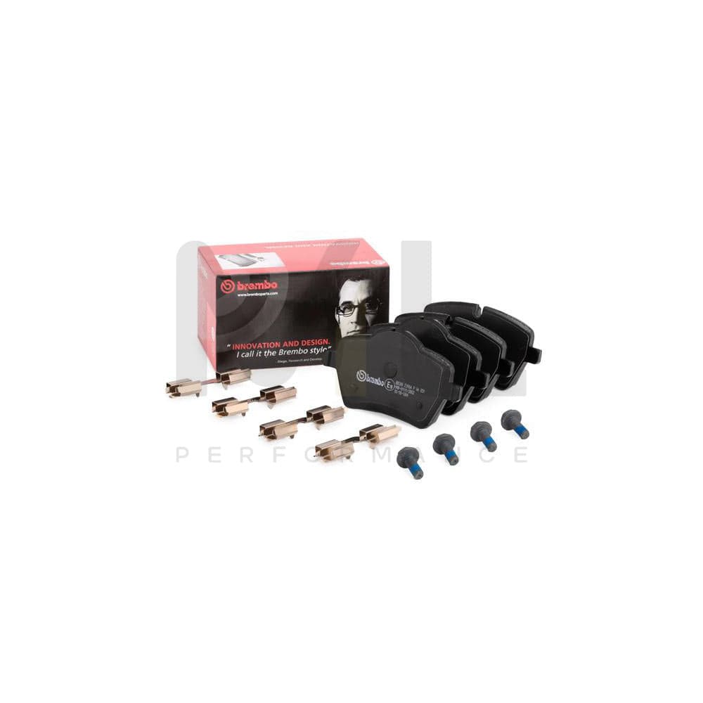 Brembo P 06 051 Brake Pad Set Prepared For Wear Indicator, With Brake Caliper Screws | ML Performance Car Parts