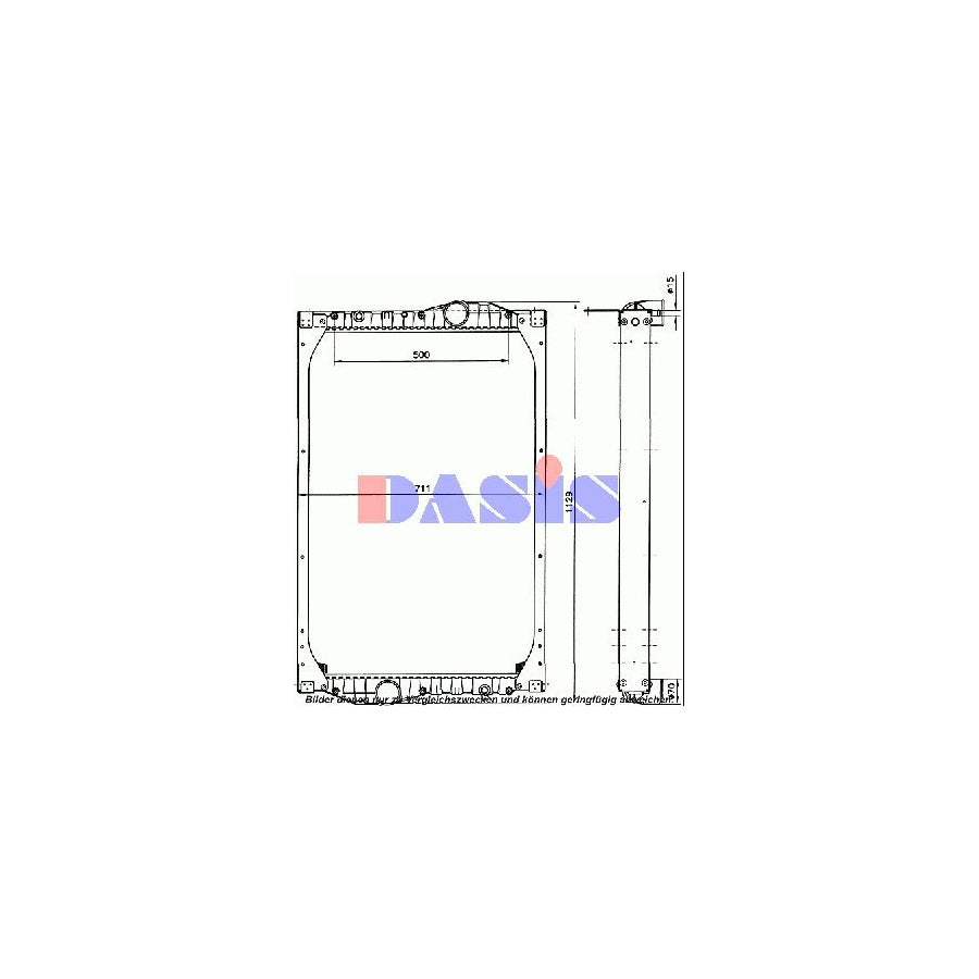 AKS Dasis 460000N Engine Radiator