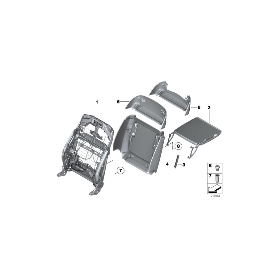 Genuine BMW 52107243050 F02 F04 Folding Tray, Leather NADH,NACX OYST. (Inc. 760LiS, 760Li & 740Li) | ML Performance US Car Parts