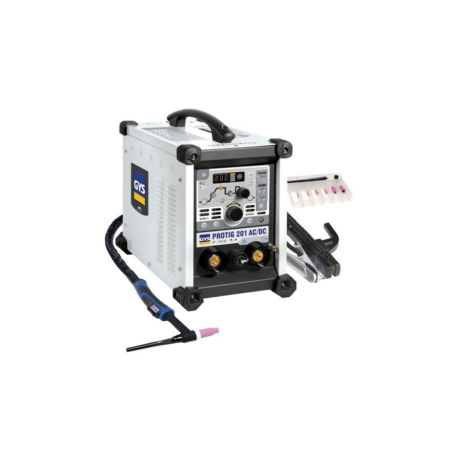 Gys 063945 Protig 201 Ac/Dc - With Accessories (Sr26Db-4M + Mma Kit) Welding Machines And Plasma Cutters