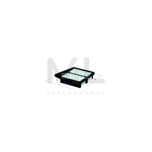 MAHLE ORIGINAL LX 2835 Air Filter for HONDA ACCORD Filter Insert | ML Performance Car Parts