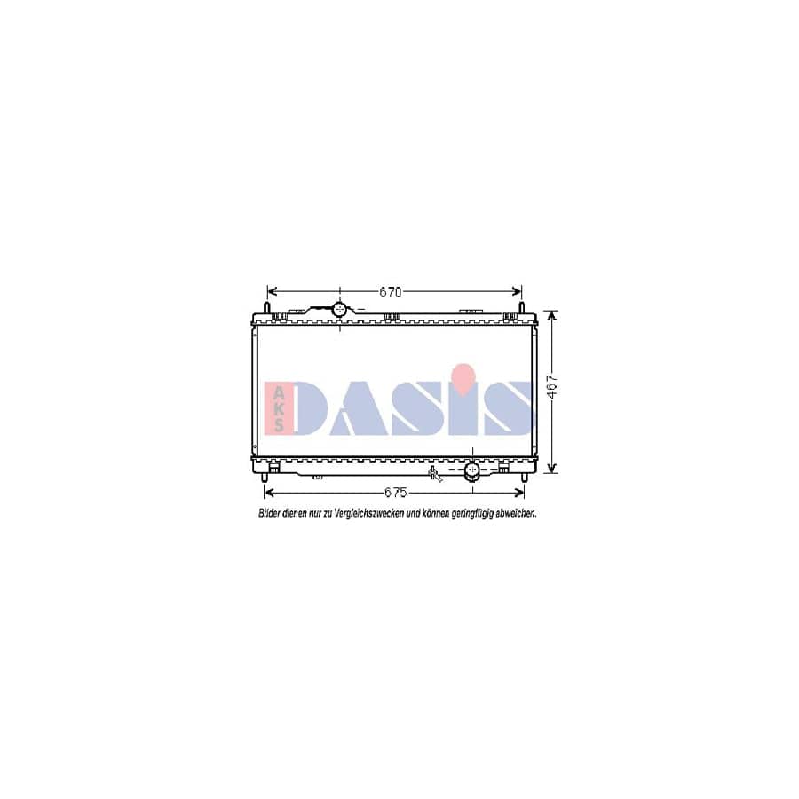 AKS Dasis 210225N Engine Radiator for Lexus Gs III (S19)
