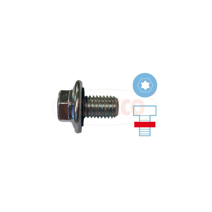 Corteco 49471177 Sealing Plug, Oil Sump