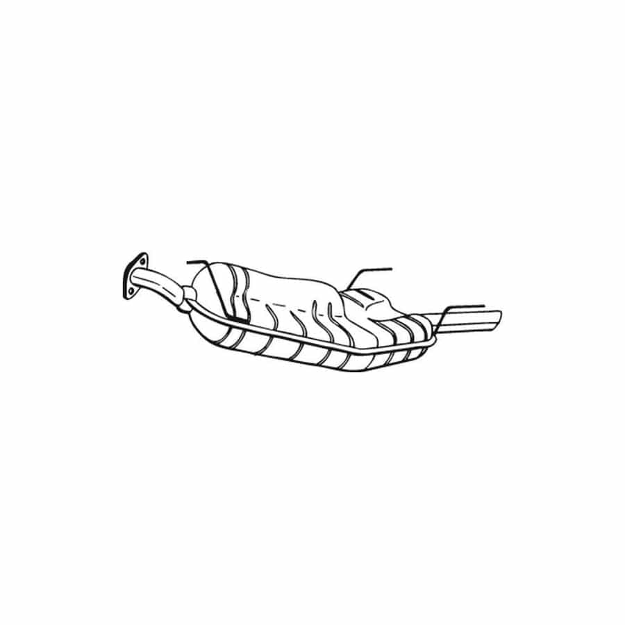 Bosal 185-411 Rear Silencer