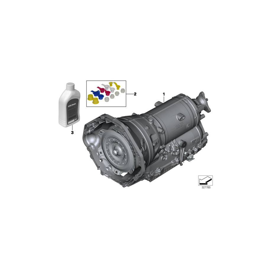 Genuine BMW 24008605570 F12 F07 Exch. Automatic Transmission Eh GA8HP70Z (Inc. 650i, 550i & 750Li) | ML Performance US Car Parts