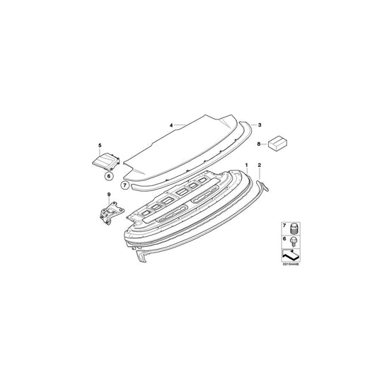 Genuine BMW 54377216269 E93 Reinforcement Left (Inc. 325i, 330d & 318i) | ML Performance US