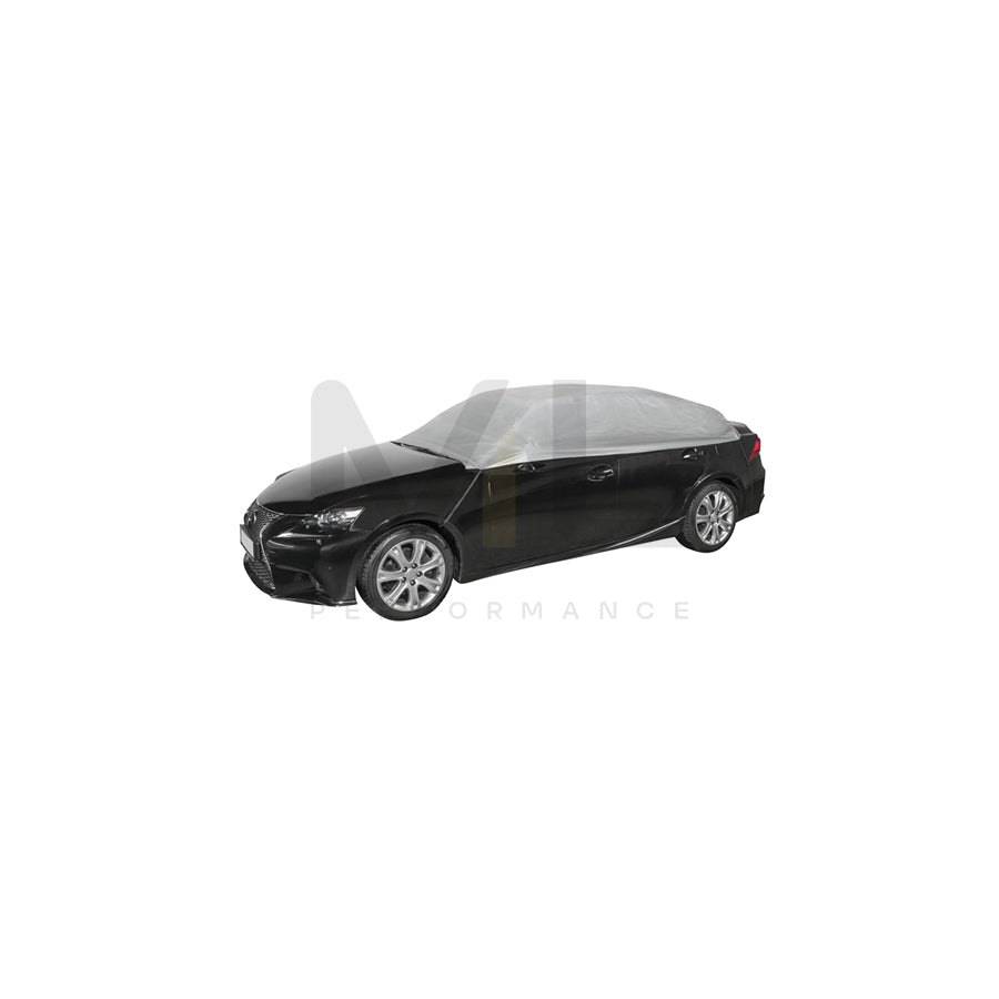 WALSER 31017 Car cover half-size, L 147x292 cm, Grey
