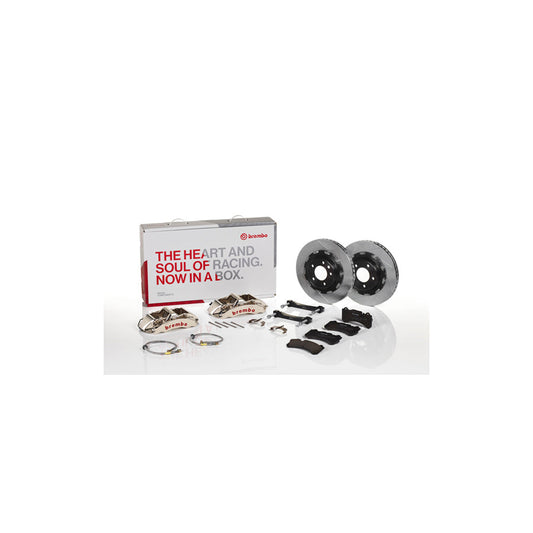Brembo 1M2.8047AR Scion Subaru Toyota Front GT-R 6-Pistons Slotted 2-piece Big Brake Kit 355x32mm (Inc. FR-S, BRZ, 86, GR) | ML Performance US Car Parts