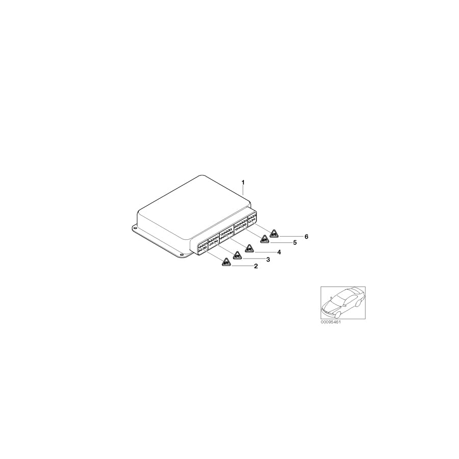 Genuine BMW 12147837805 E46 Exch. Basic Control Unit Dme MSS54/ FLASH (Inc. M3) | ML Performance US Car Parts