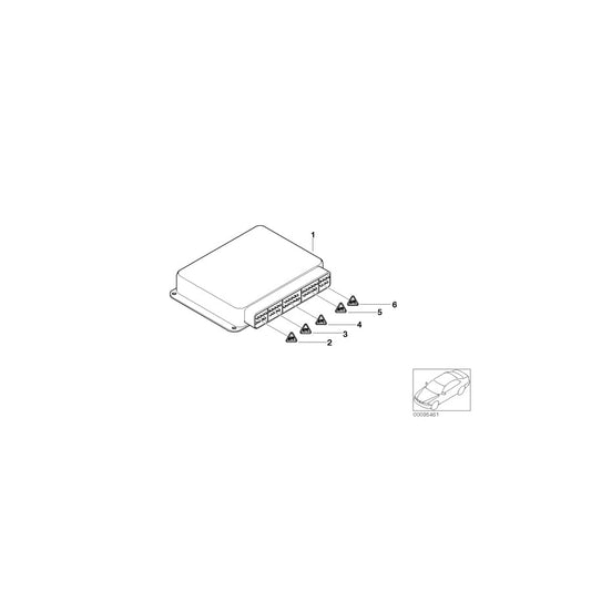 Genuine BMW 12147837805 E46 Exch. Basic Control Unit Dme MSS54/ FLASH (Inc. M3) | ML Performance US Car Parts