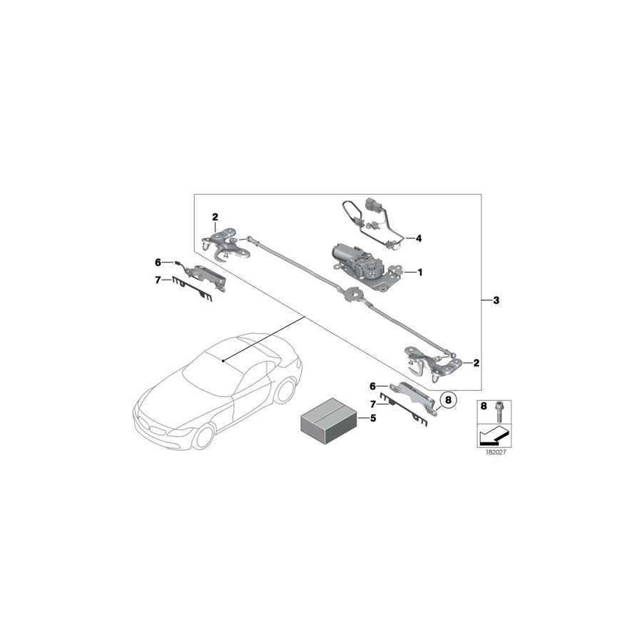 Genuine BMW 54377198595 E89 Reinforcement (Inc. Z4 18i, Z4 35i & Z4 35is) | ML Performance US