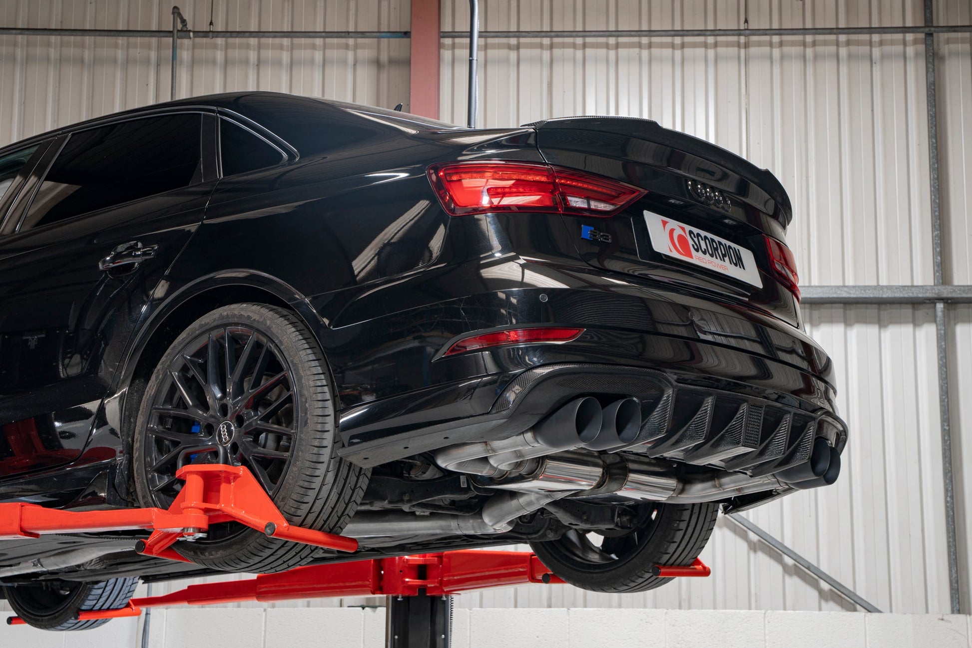 Scorpion SAU097C Audi S3 8V Resonated Cat/Gpf-Back System Without Valves | ML Performance US US