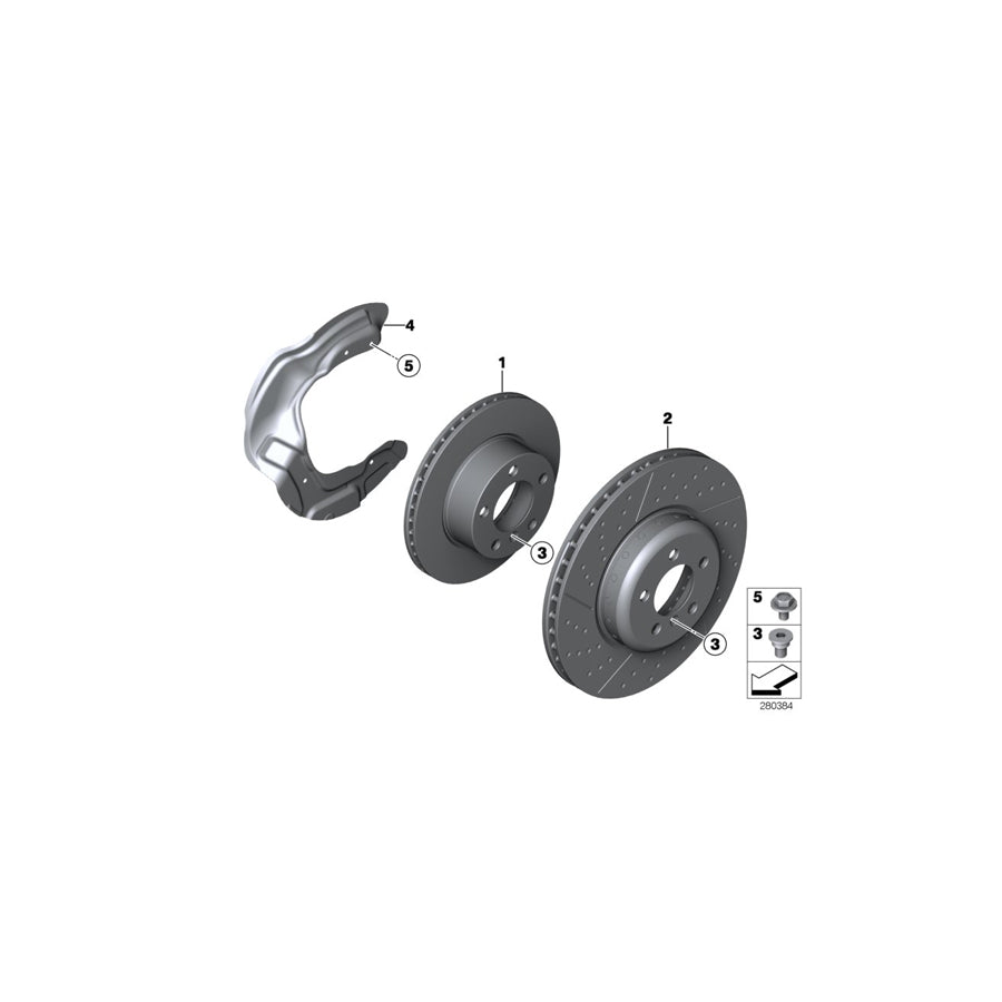 Genuine BMW 34106873417 F23 F32 F21 Protection Plate Left (Inc. 328i, 114d & 230i) | ML Performance US Car Parts