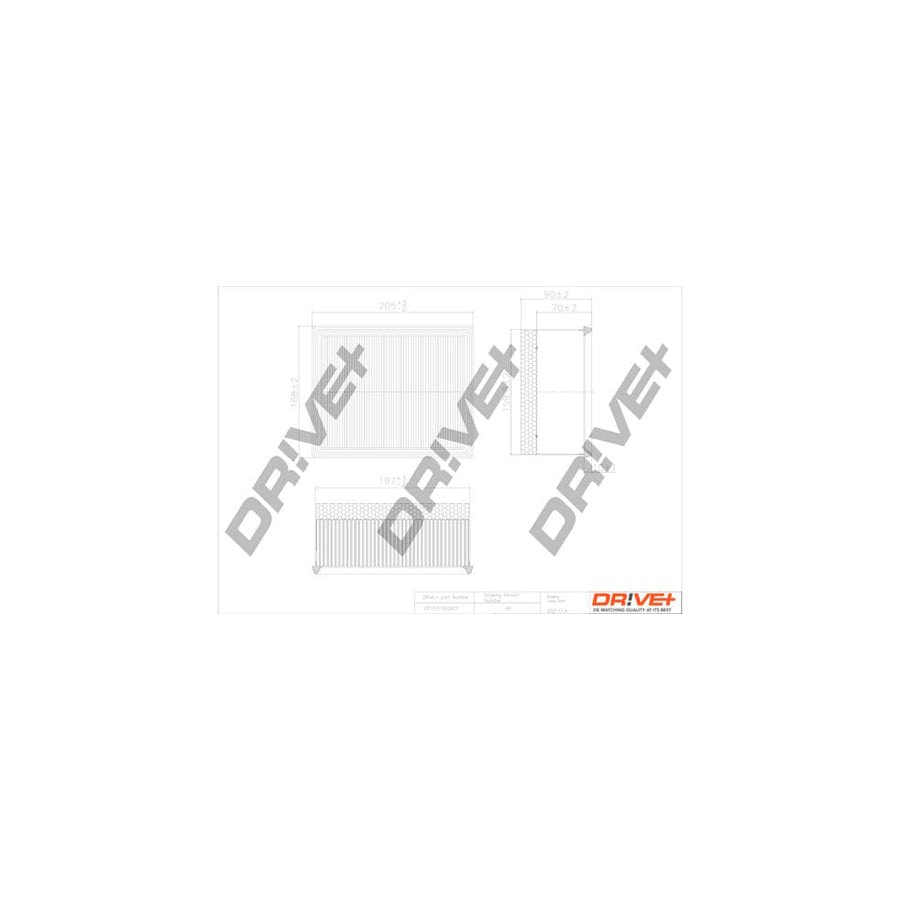 Dr!Ve+ Dp1110.10.0407 Air Filter