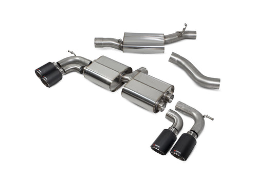 Scorpion SVW044CF VW Golf MK7 R Resonated Cat-Back System With No Valves | ML Performance US US