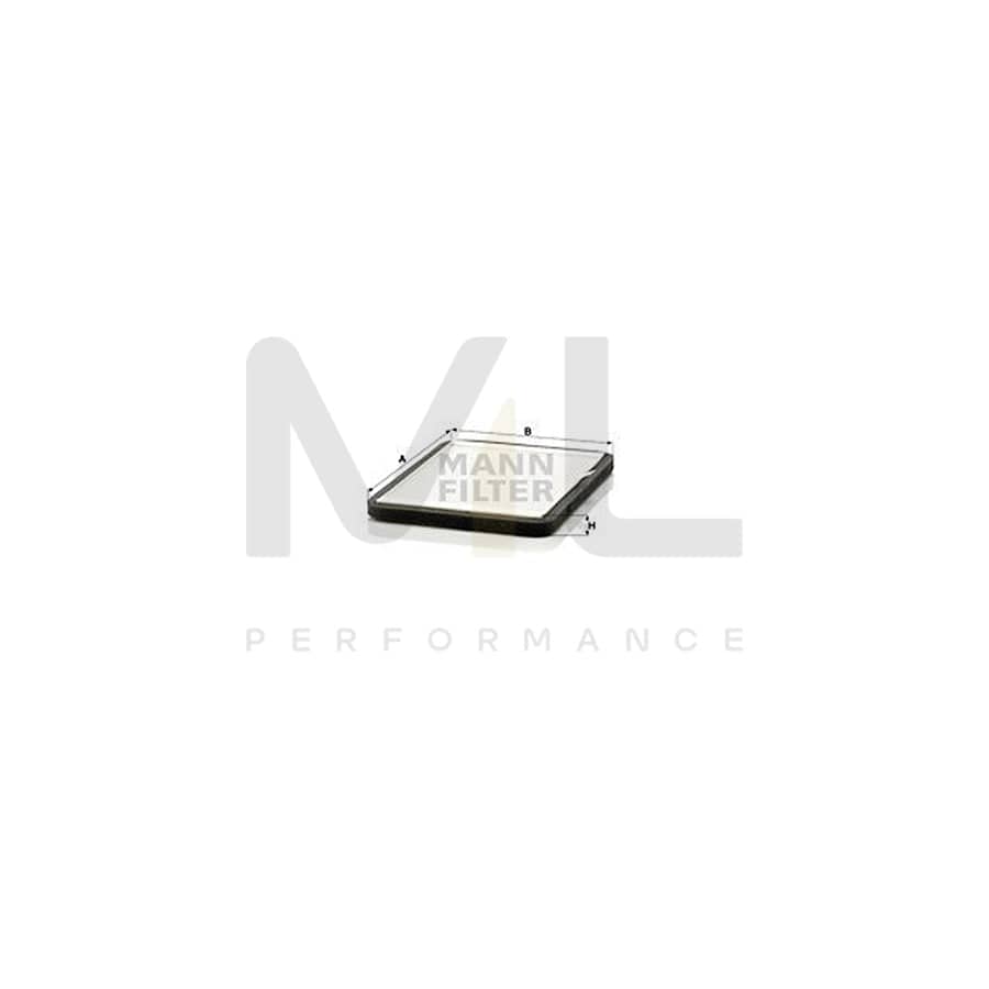 MANN-FILTER CUK 2424 Pollen filter for RENAULT MEGANE Activated Carbon Filter