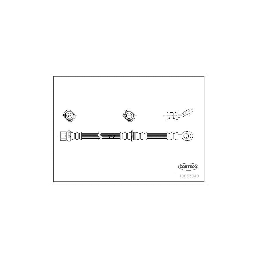 Corteco 19033040 Brake Hose