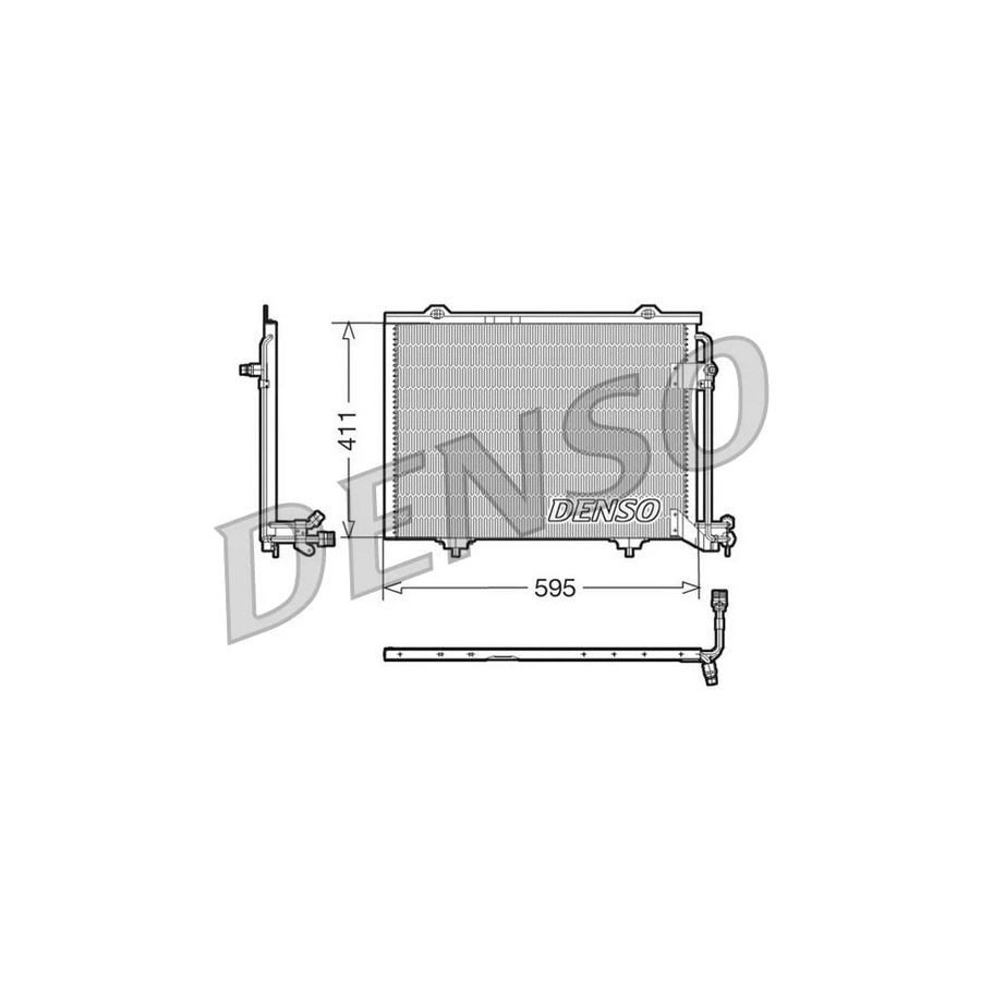 DENSO DCN17011 Air Conditioning Condenser