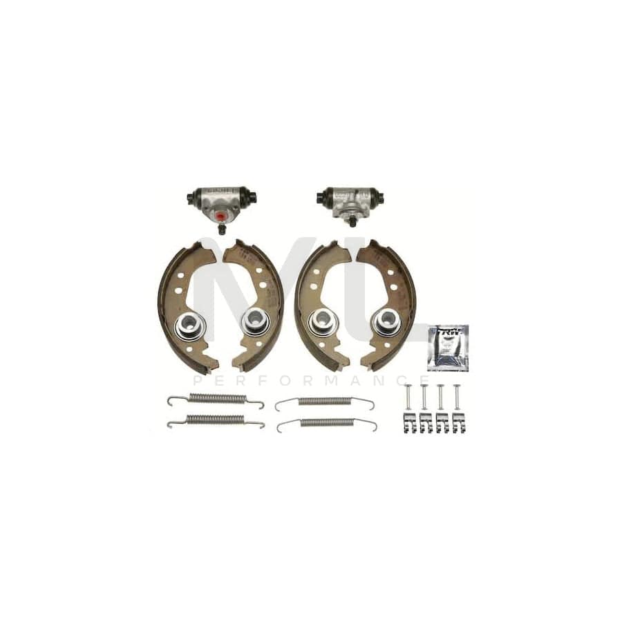 TRW Brake Kit BK1401 Brake Shoe Set with wheel brake cylinder | ML Performance Car Parts