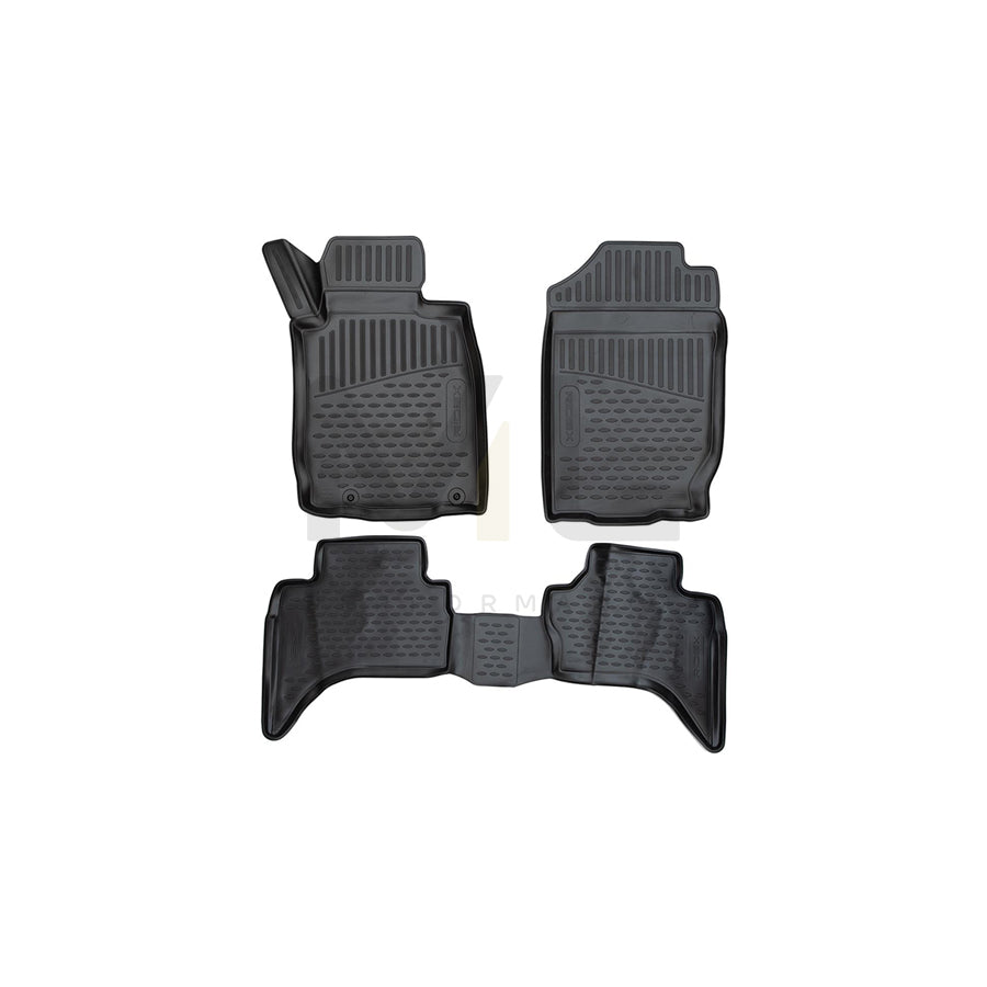 RIDEX 215A0960 Floor mat set for MITSUBISHI L200 / Triton V Pickup (KJ, KK, KL)