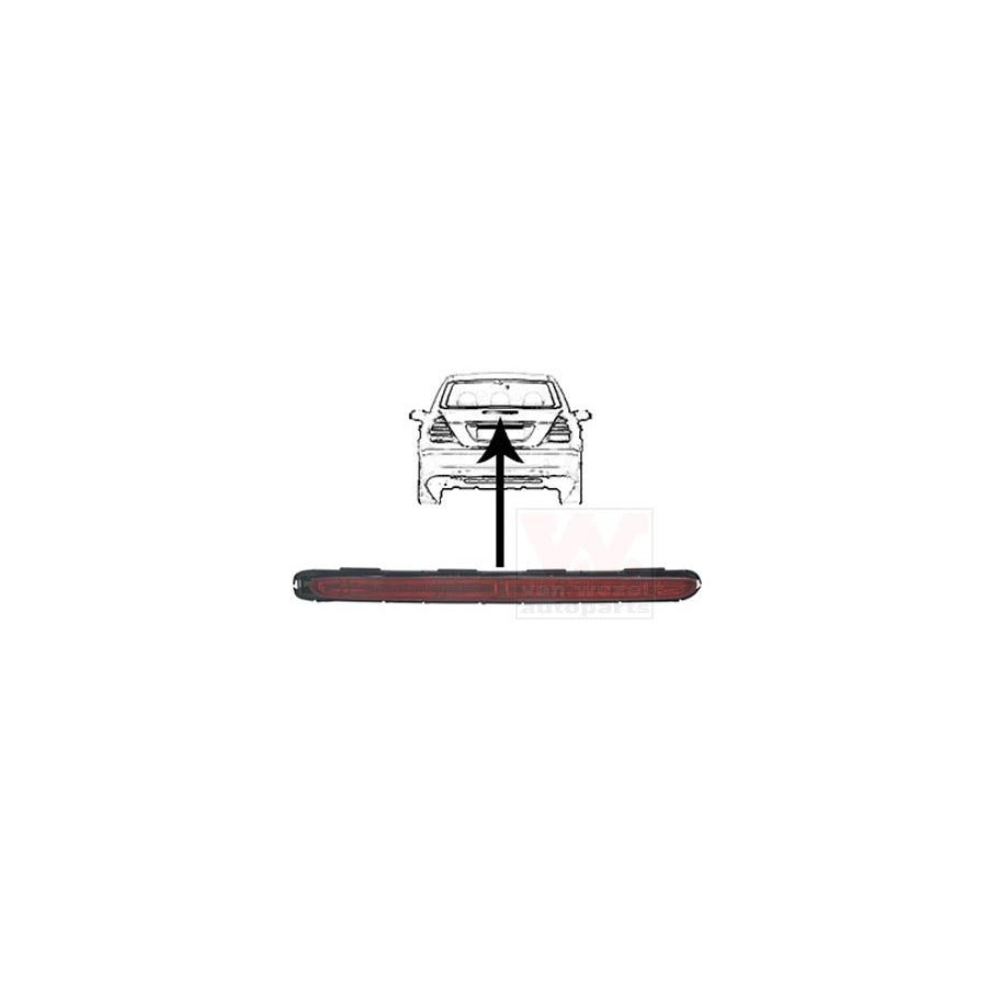 Van Wezel 3041920 Third Brake Light Suitable For Mercedes-Benz E-Class Saloon (W211)