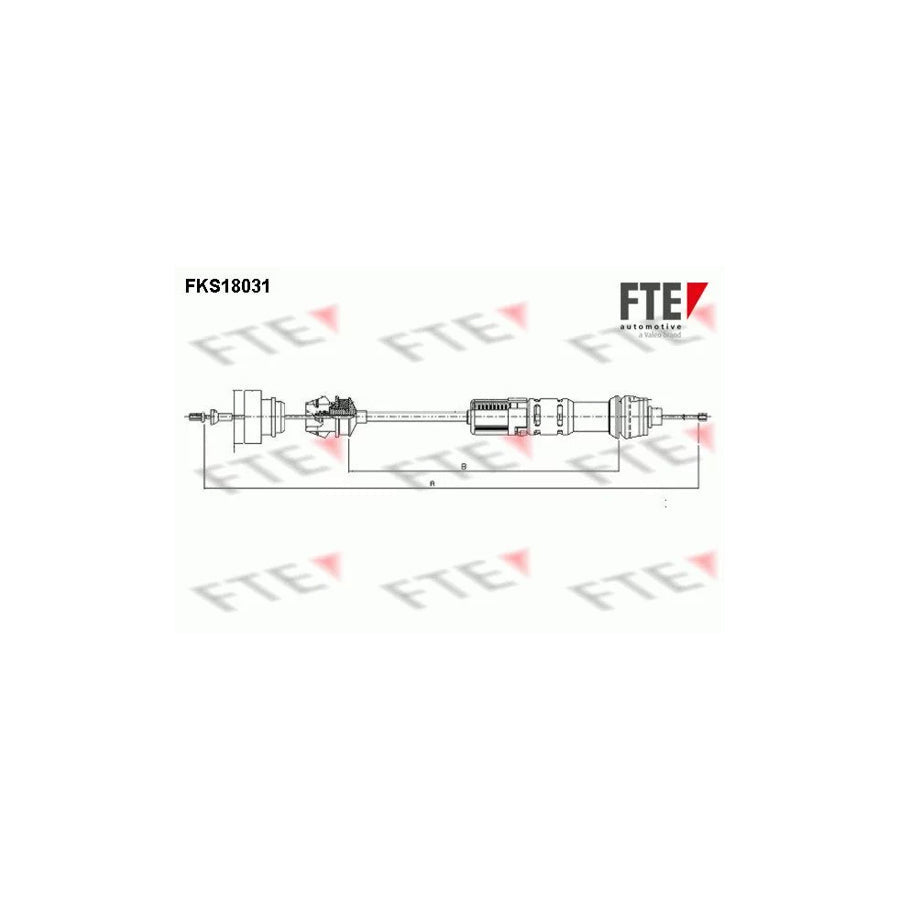 FTE Fks18031 Clutch Cable for Peugeot 306
