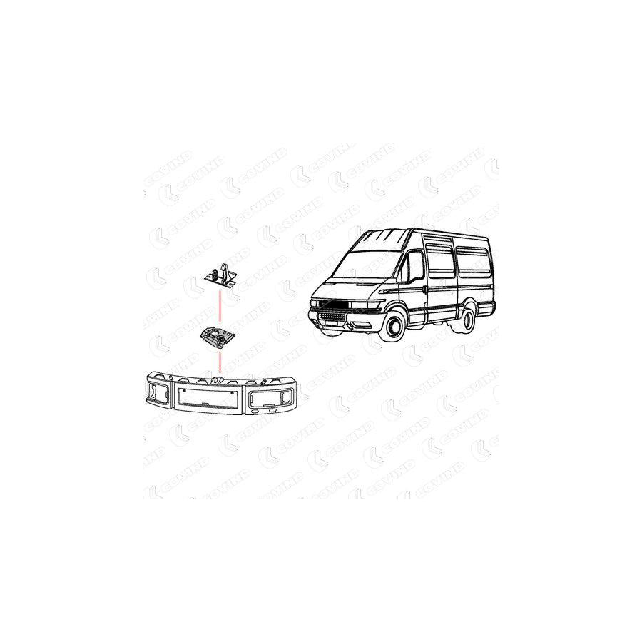 Covind C39/147 Bonnet Lock for Iveco Daily