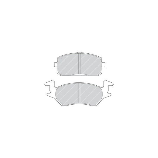 Ferodo Fsl1288 Brake Pad Set Fuse Technology Not Prepared For Wear Indicator With Piston Clip