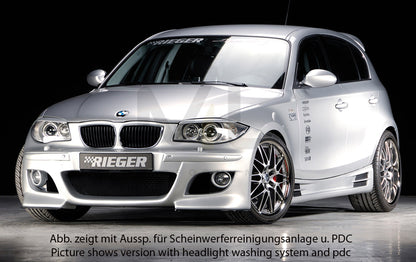 Rieger 00035014 BMW 1 Series E87 Front Bumper 2 | ML Performance UK Car Parts