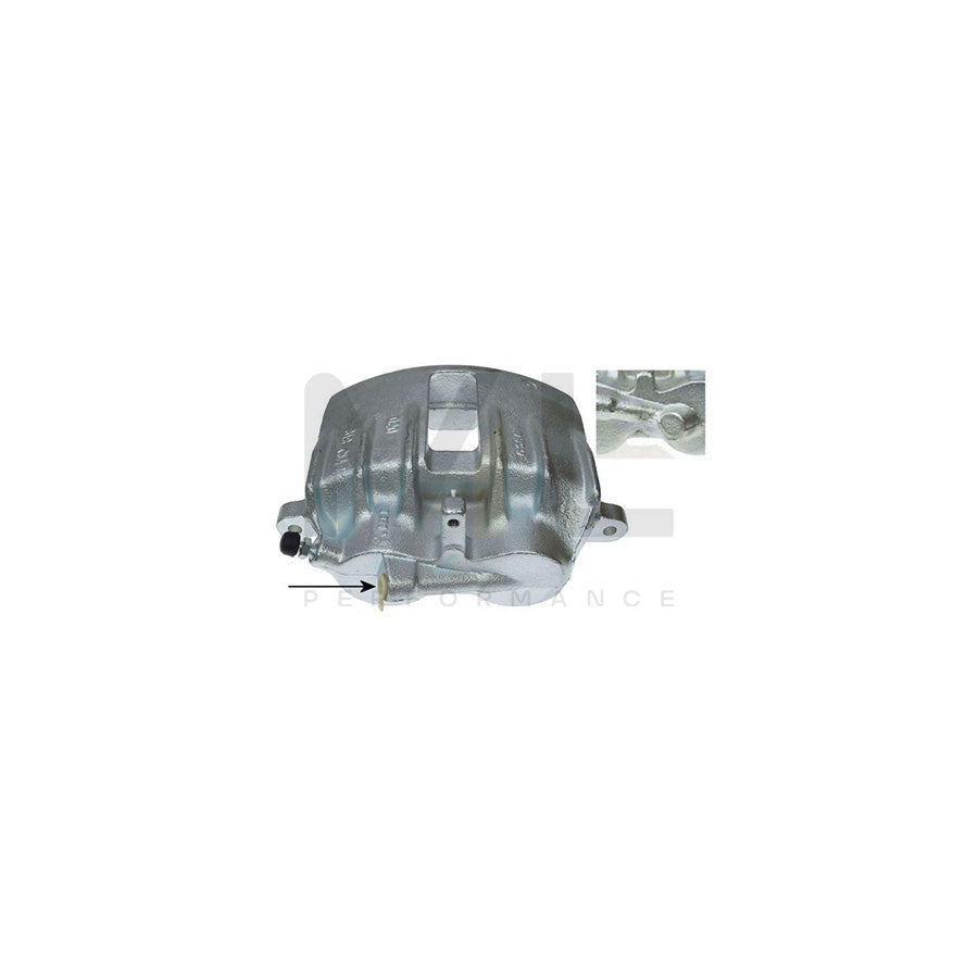 HELLA 8AC 355 386-001 Brake Caliper without holder