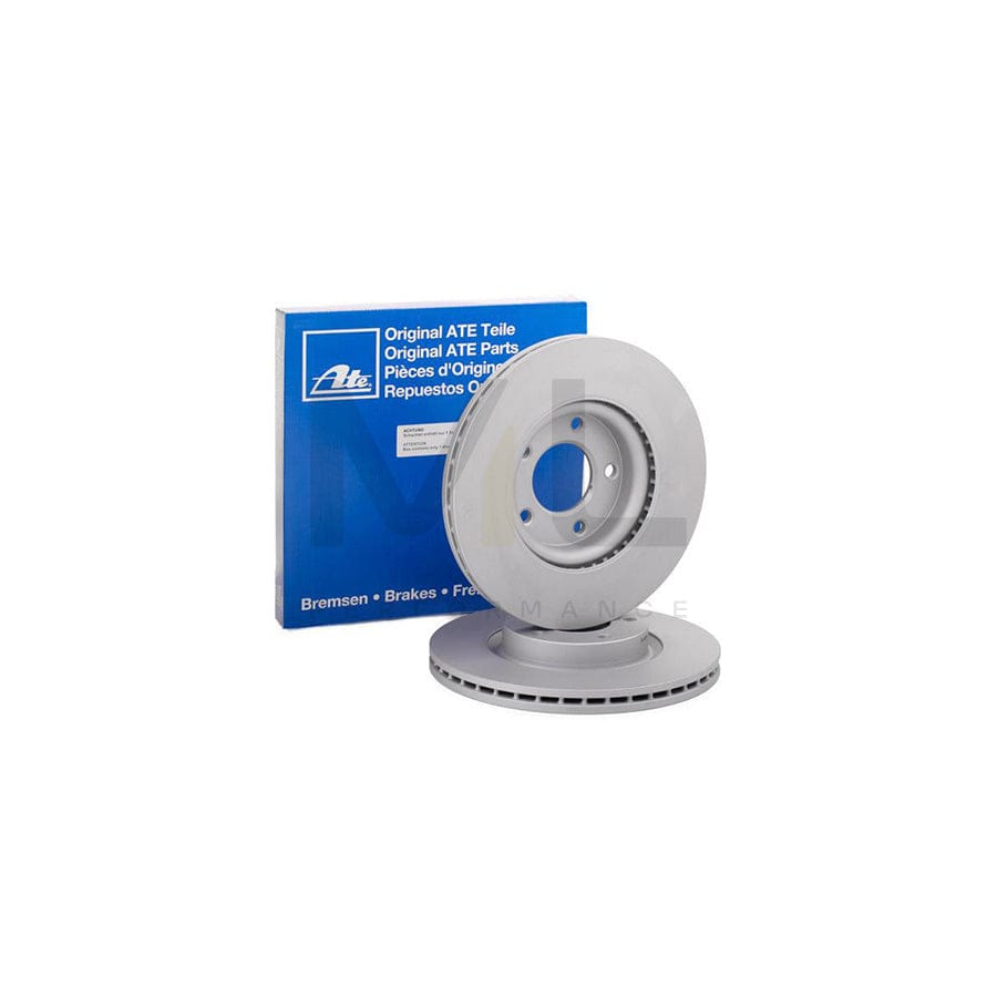 ATE 24.0125-0170.1 Brake Disc Vented, Coated, High-carbon  - 1 piece