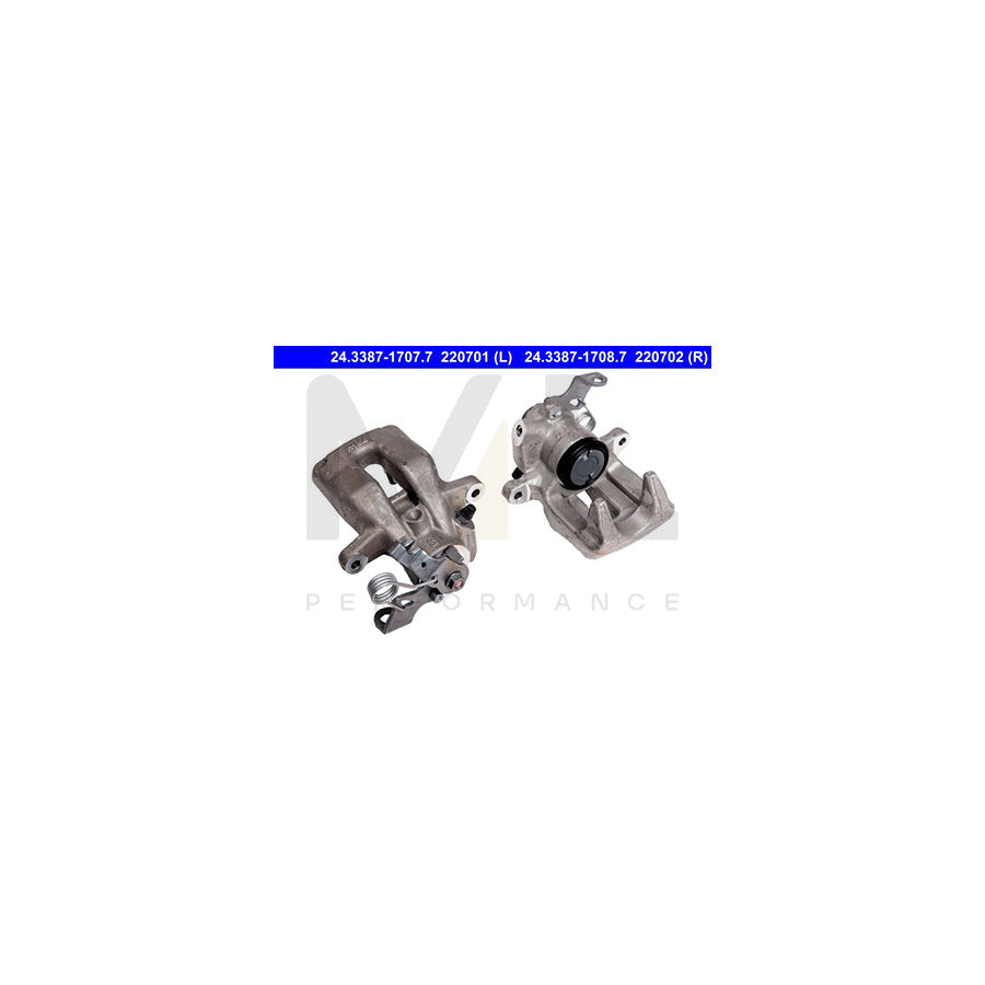 ATE 24.3387-1707.7 Brake Caliper without holder