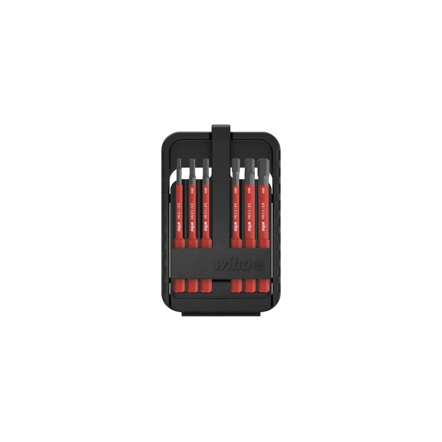 Wiha WHA43156 slimBit electric Hex Bit Set, 7 Piece