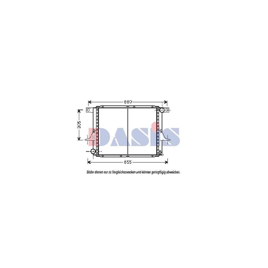 AKS Dasis 460005N Engine Radiator