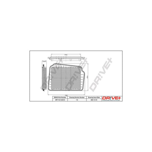 Dr!Ve+ Dp1110.10.0413 Air Filter