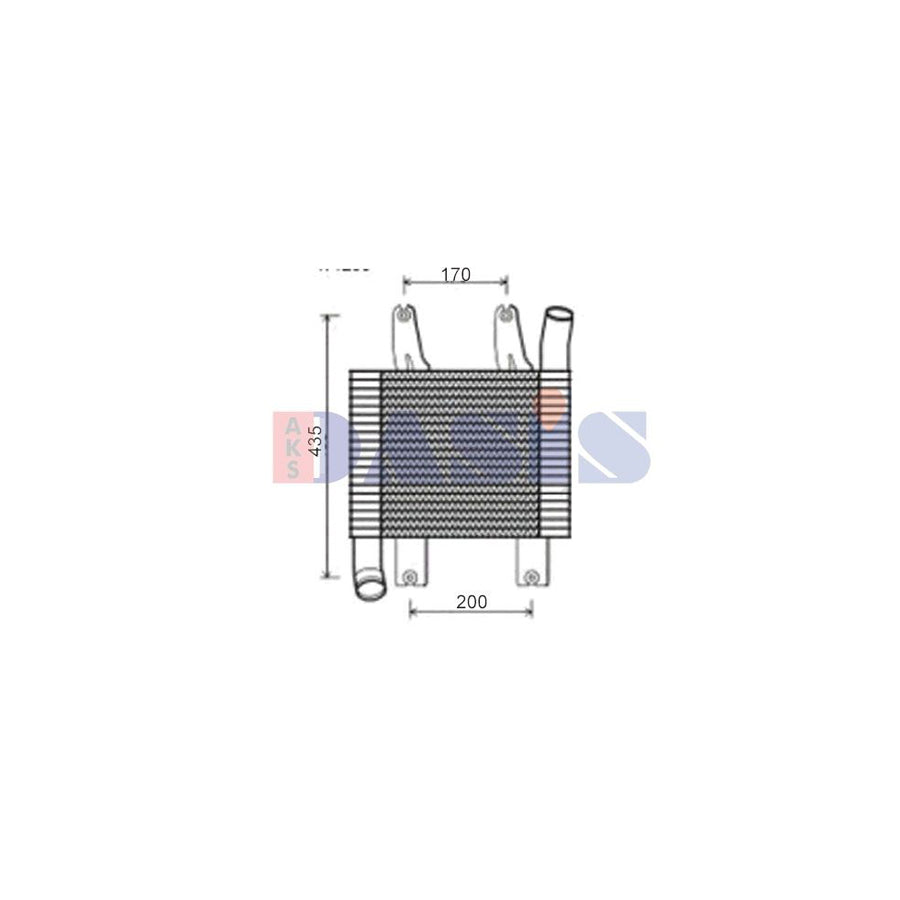 AKS Dasis 567002N Intercooler for Hyundai Terracan (Hp)