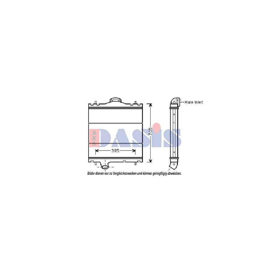 AKS Dasis 460007N Engine Radiator