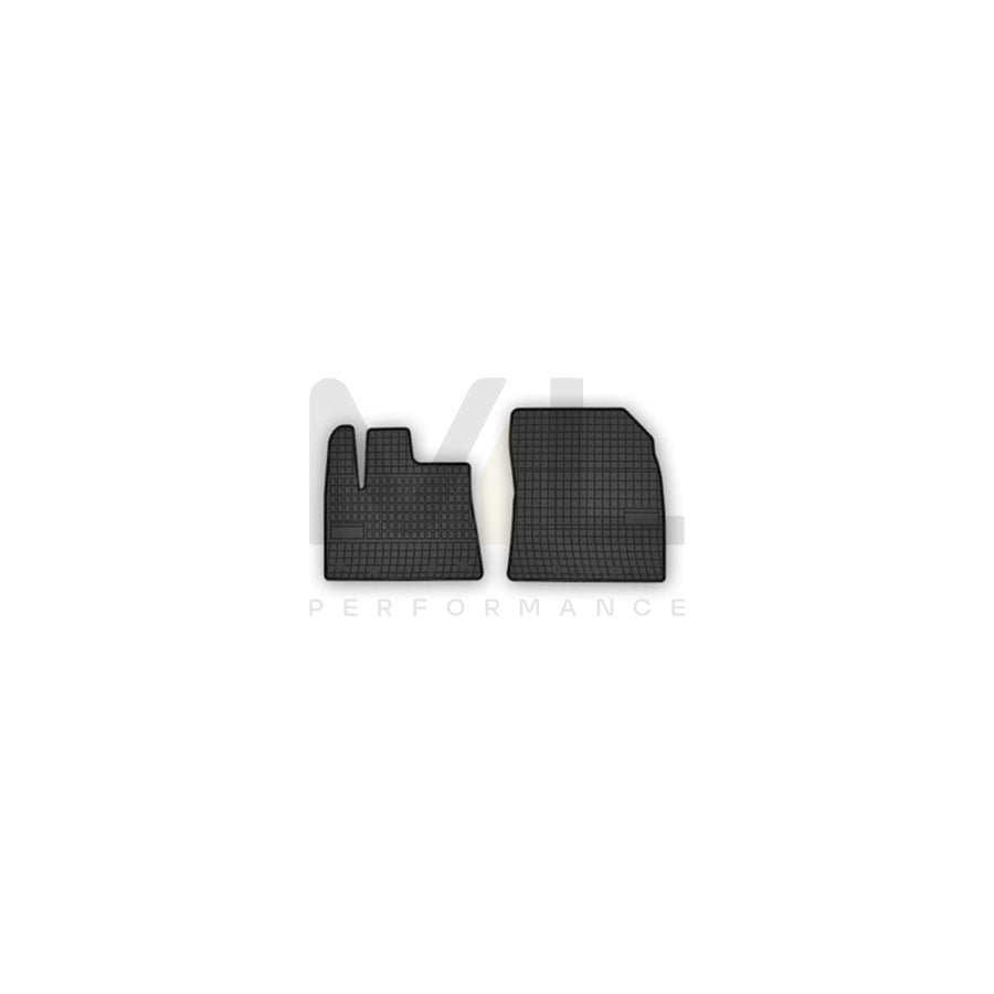 FROGUM Tailored 402515 Floor mat set for PEUGEOT Rifter MPV Elastomer, Front, Quantity: 2, Black, (LHD)