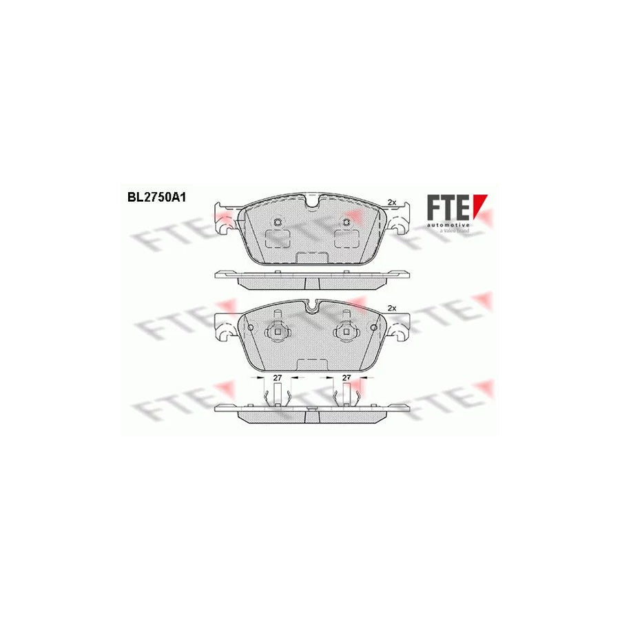 FTE Bl2750A1 Brake Pad Set