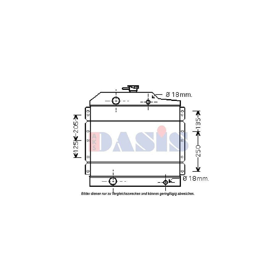 AKS Dasis 460008N Engine Radiator