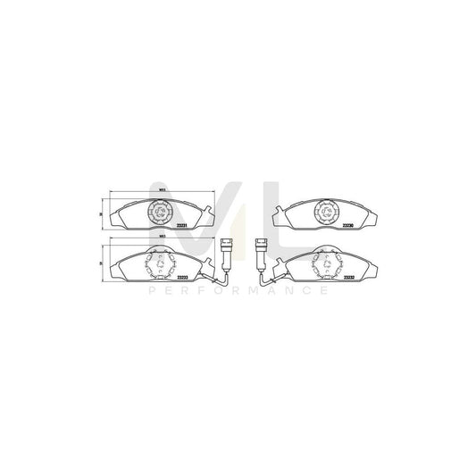 Brembo P 15 003 Brake Pad Set | ML Performance Car Parts