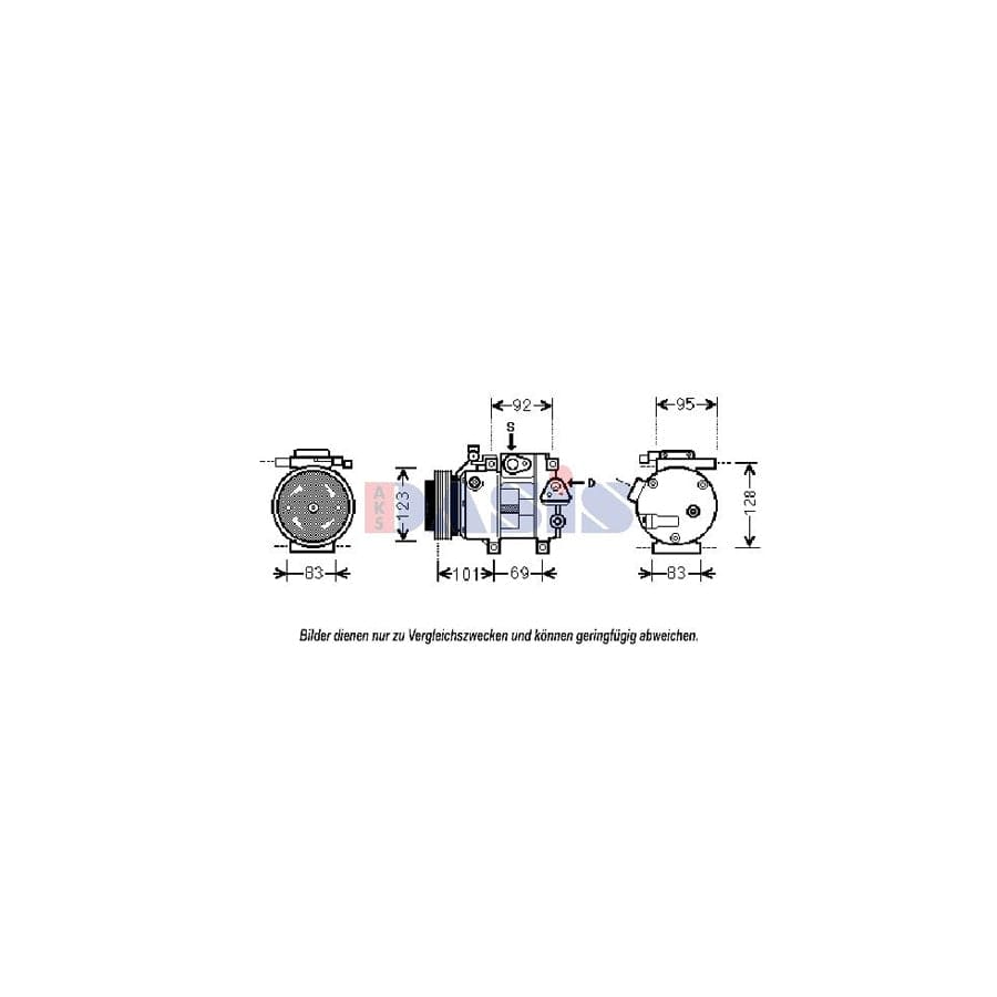 AKS Dasis 870320N Fan, A / C Condenser
