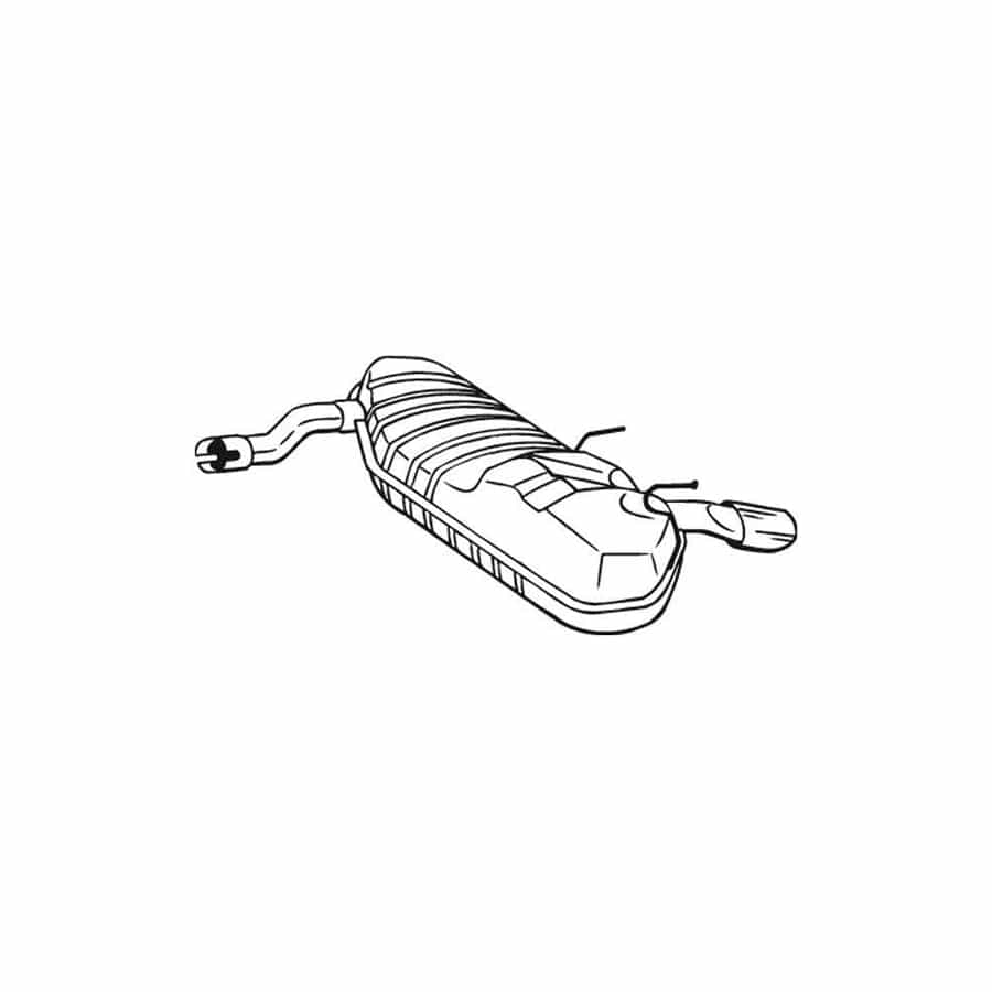 Bosal 185-369 Rear Silencer