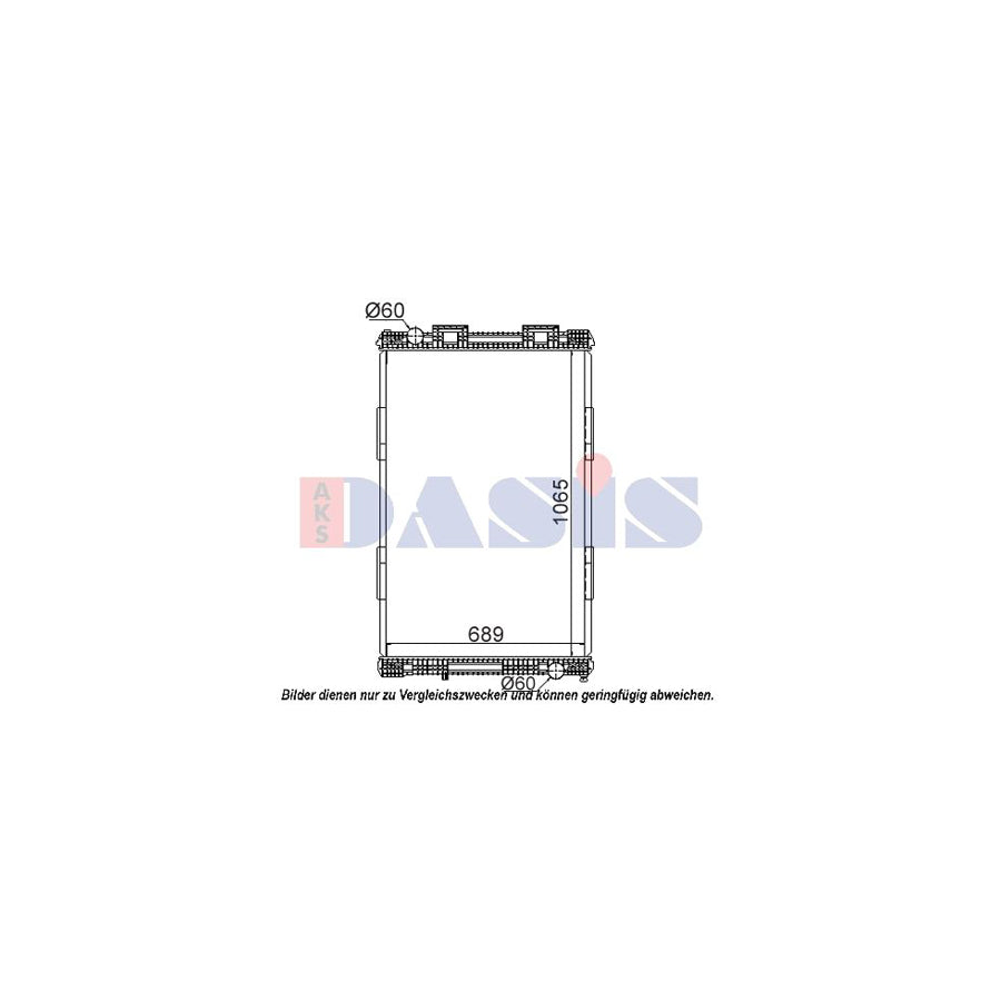 AKS Dasis 260140S Engine Radiator